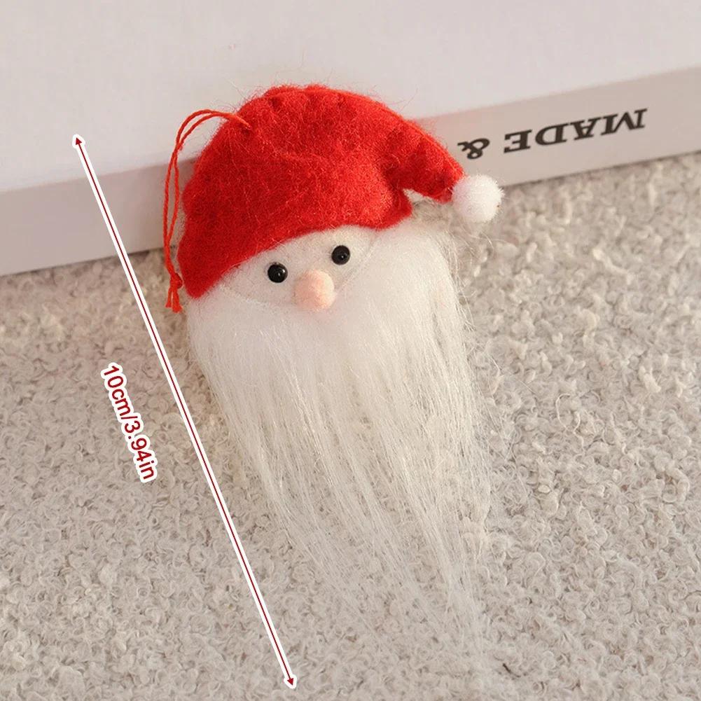 1PCS Cute Wool Felt Christmas Pendants DIY Handmade Snowmen & Trees Party Decor & Christmas Gifts Multiple Styles