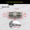 Complete Oil-Free Air Compressor Accessory Set: Right Angle Copper Pipe Connector Plug