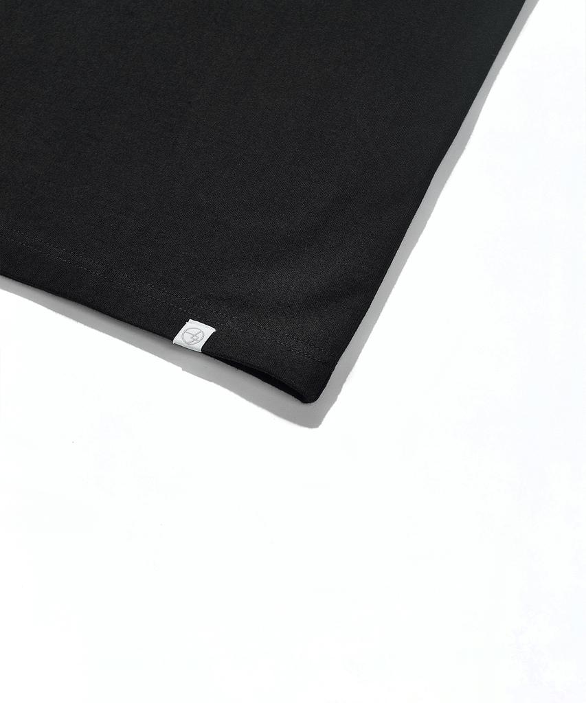 SOUNDSLIFE Embroidery Pocket T-Shirt Black