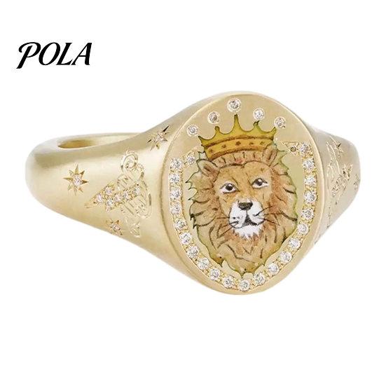 Exquisite Ring Finger Ring, Butterfly Heart Rabbit Pattern Band, Electroplated Technology for Lover Daily Wear Accessories Fine Workmanship