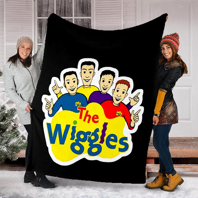 The Wiggles printed throw blanket—soft,warm;versatile blanket for all seasons—perfect as &air-conditioning throw,nap blanket