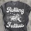 Retro Funny Rolling Fatties Cat T Shirt, Vintage Graphic Shirt, Cats Lover Tee, Gag GIfts, Meme Shirts, Comfort Colors, Unisex Cotton