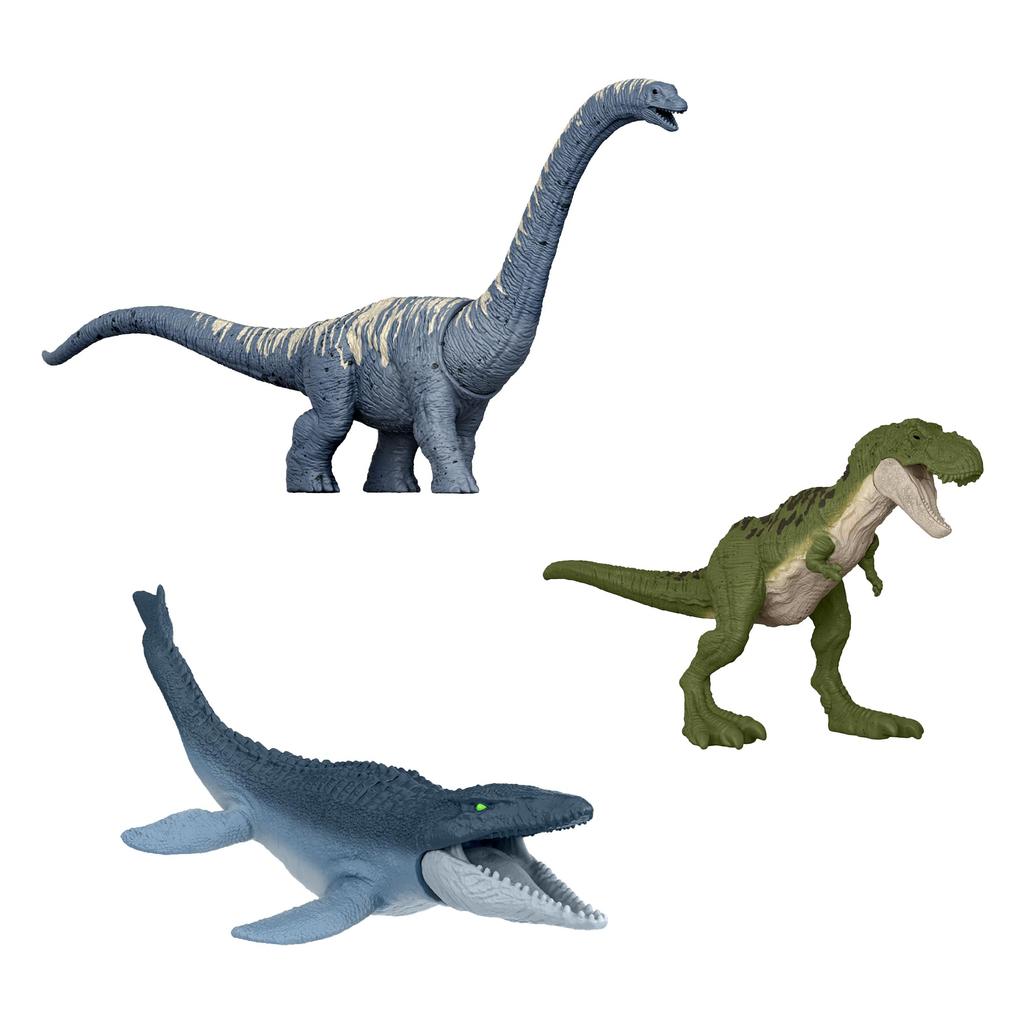 Mattel Jurassic World Minifigurka Pudełko Asortyment 2025 3rd Kids Blind Dinosaur Ages Edition, Figurki, Pudełko, Zabawka, 3+, Wielofunkcyjne, GWP38-986M