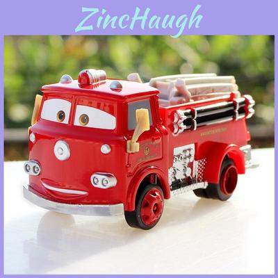 Disney Carros Caminhão de Bombeiros Vermelho Desenvolve Habilidades Motoras Coordenação Olho-Mão em Crianças a Partir de 3 Anos