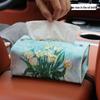 Stylish White Rose Tissue Box