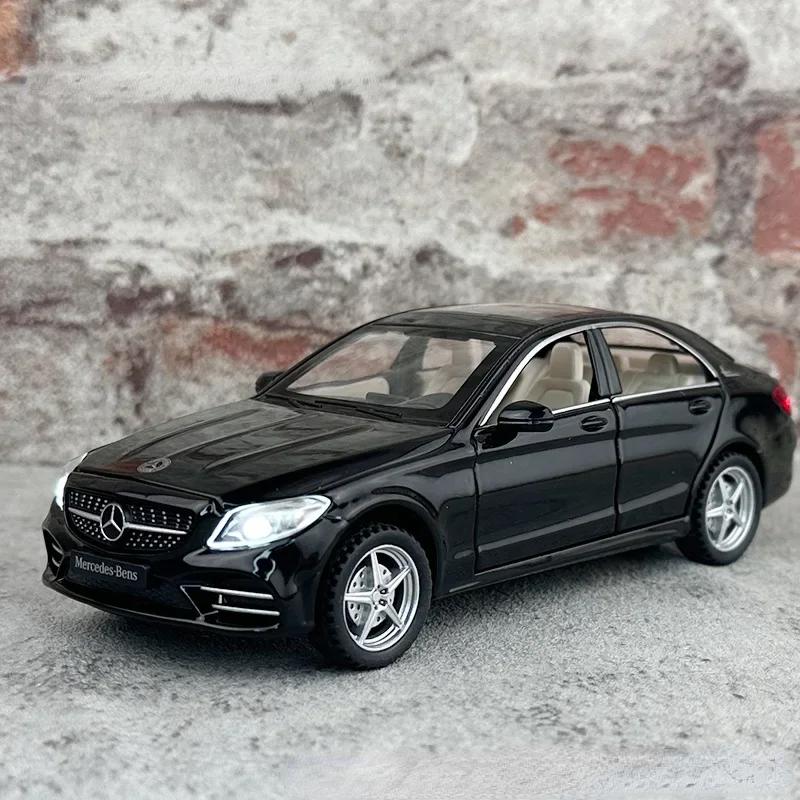 1:32 Mercedes-Benz C260L Car Model Pull Back Acousto-optic Alloy Discast Metal Toys Car Goods Model for Children Boys A54