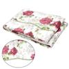 European Style Flower Round Table Cloth Waterproof PVC Pastoral  Kitchen Tablecloth Oilproof Decorative Elegant Dust-proof Table Cover for Dining