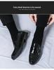 Men's Plus Size Leather Monk Loafers: Double-Stitched, Casual, Sizes 38-48, Perfect for Weddings