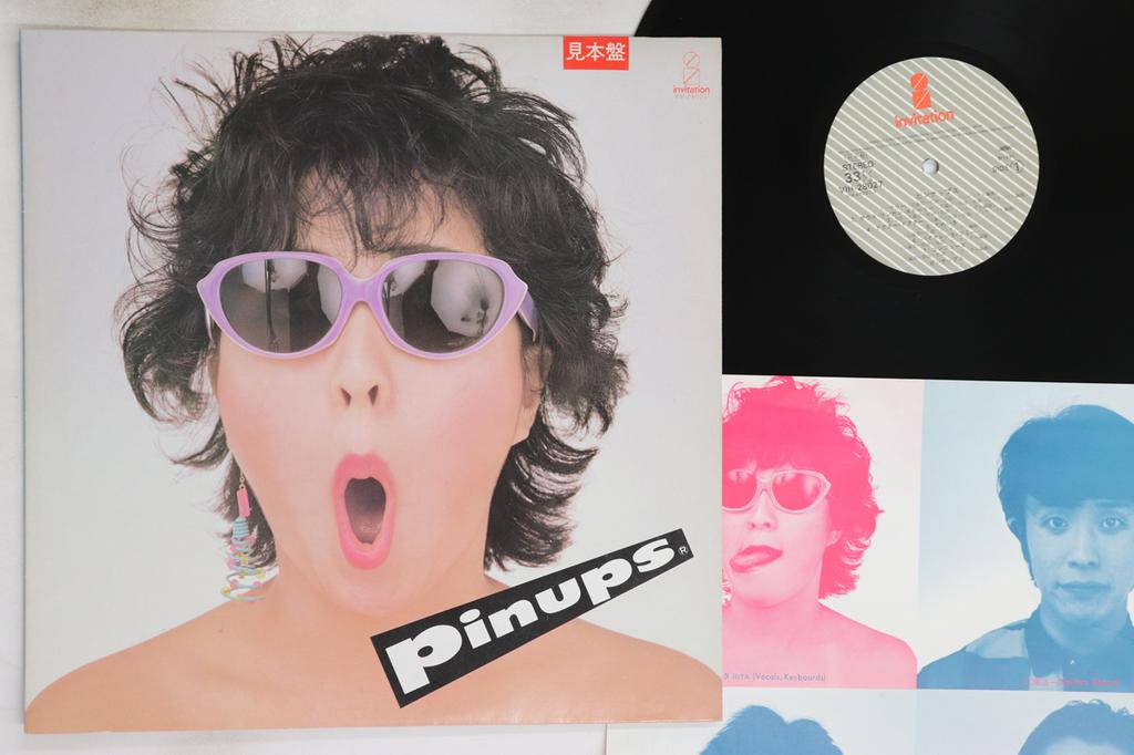 LP Record PINUPS - Pinups VIH28027PROMO INVITATION 1981 Japan Japanese Pop/Rock Used