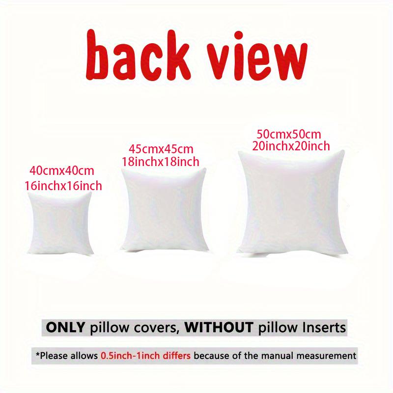 4-Piece Santa Claus Reindeer Tree Bow Pillowcase Set, Vintage Gold And White Comfortable Soft Decorative Cushion Covers
