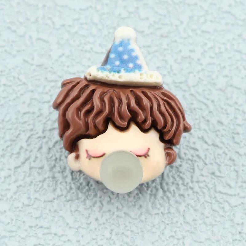 1 Stück Schnürsenkel Dekoration Clips Schnürsenkel Schnalle für Mädchen Kinder Cartoon Krone Kuchen Süßigkeiten Macaron Farbe Schuhe Zubehör