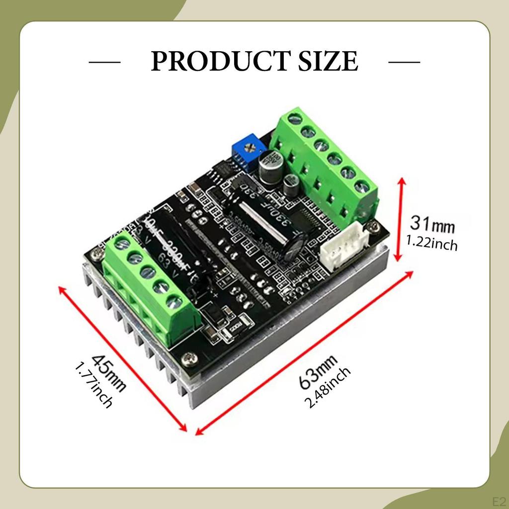 Bldc Three Phase Brushless Motor Controller,PWM Control Driver Board,Compact,Driver
