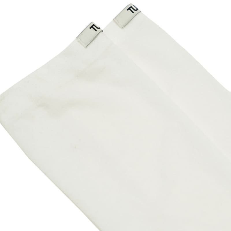 TUDE LOGO LONG SOCKS WHITE