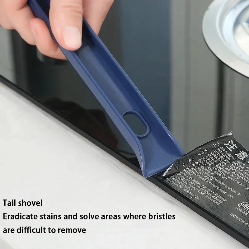 1PC Effective Cleaning Brush for Corners and Gaps - 2-in-1 Multipurpose Bathroom and Floor Tiles Cleaning Brush