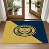 Portsmouth FC Design Crystal Velvet Rug Soft Decorative Mat for Bedroom Entrance