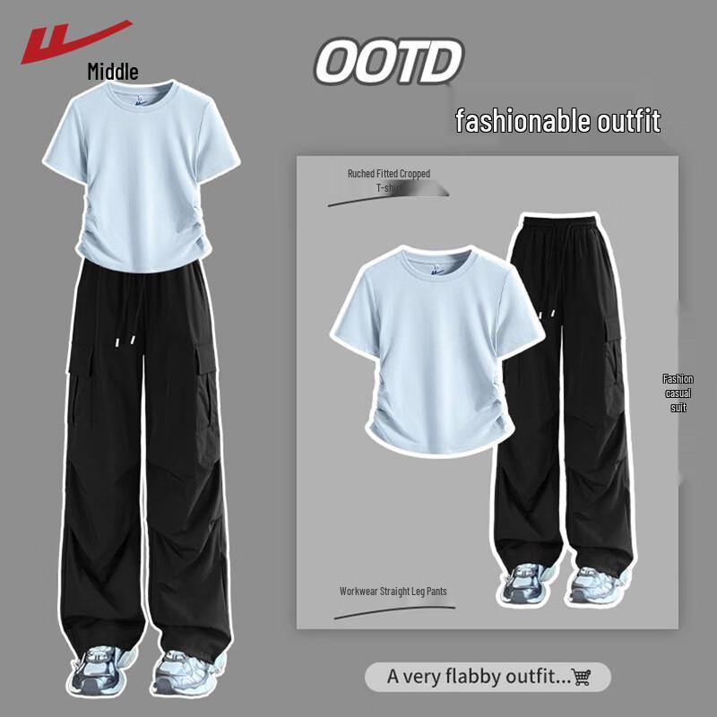 

Warrior Women s 2026 Summer Sportswear Set with Straight Pants M