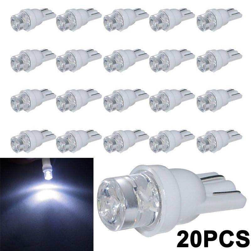 

20pcs 12V T10 194 168 W5W 5SMD LED Car Side Wedge Light Lamp Bulb White