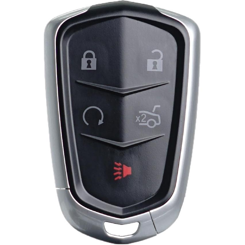 MechanMagic Key Fob Shell Case Replacement for Cadillac ATS ATS-V CTS XTS CT6 XT4 XT5 XT6 SRX 2014 2015 2016 2017 2018   - Keyless Entry Remote