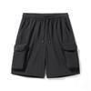 Summer Shorts with Large Pockets Loose Straight Tube Work Clothes Multiple Pockets Casual Pants Loose and Versatile Quick Drying Sports Capris
