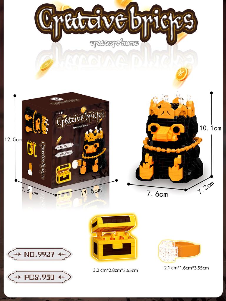 Non-Toxic Harry Potter Niffler Action Figures Kids Toys Micro Blocks Building Blocks Models Christmas Halloween Gifts Ornaments