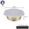 Disposable Round Aluminum Foil Pot with Lid
