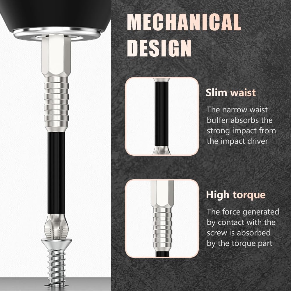 6/9/18pcs K5 Magnetic Screwdriver Drill Bit Carbon Steel Impact Driver Screwdriver Bit Anti-Slip Magnetic Electric Screwdriver