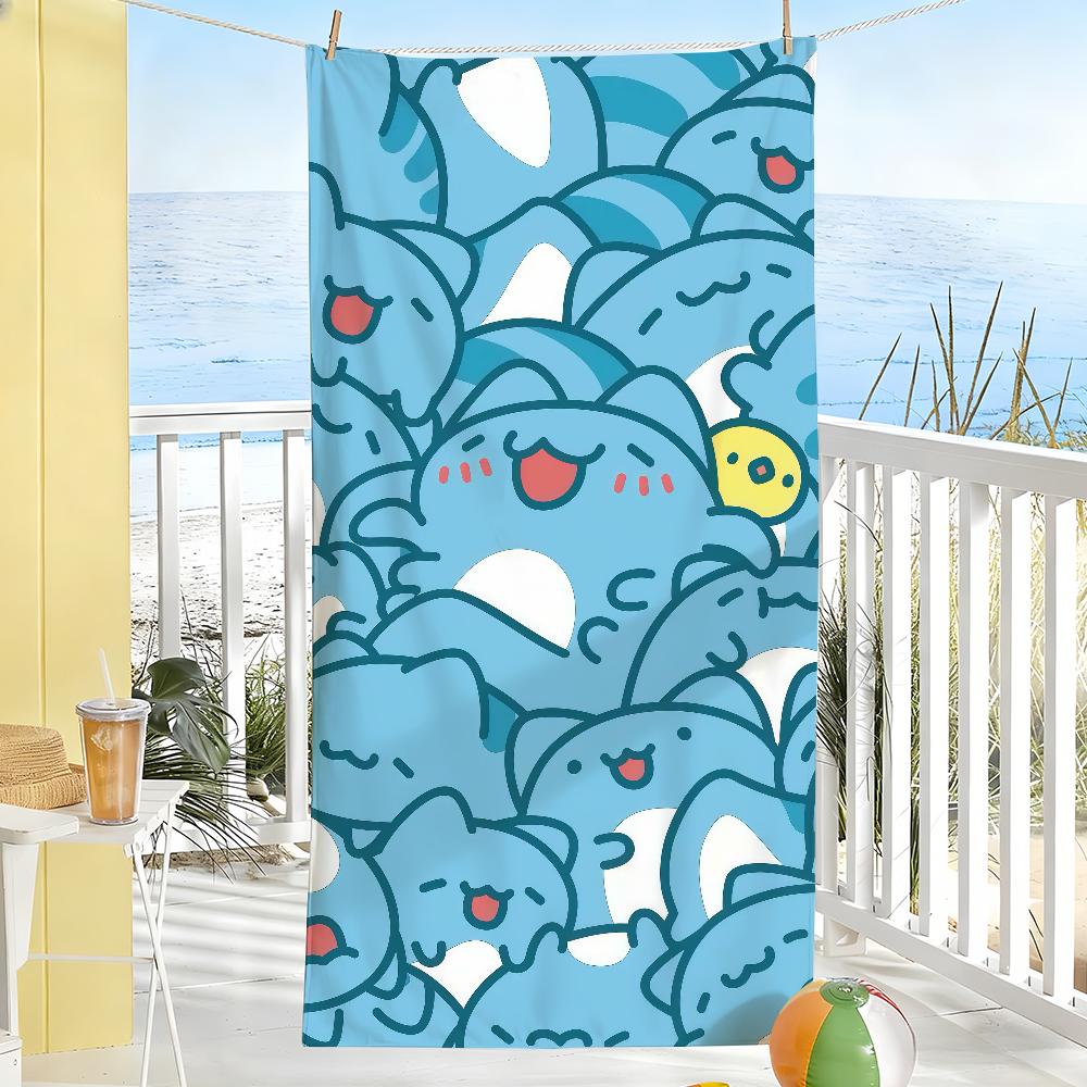 Cartoon cute Bugcat Capoo Towel Drying Bath Towel Applicable To Light Swimming Camping Yoga Beach Out