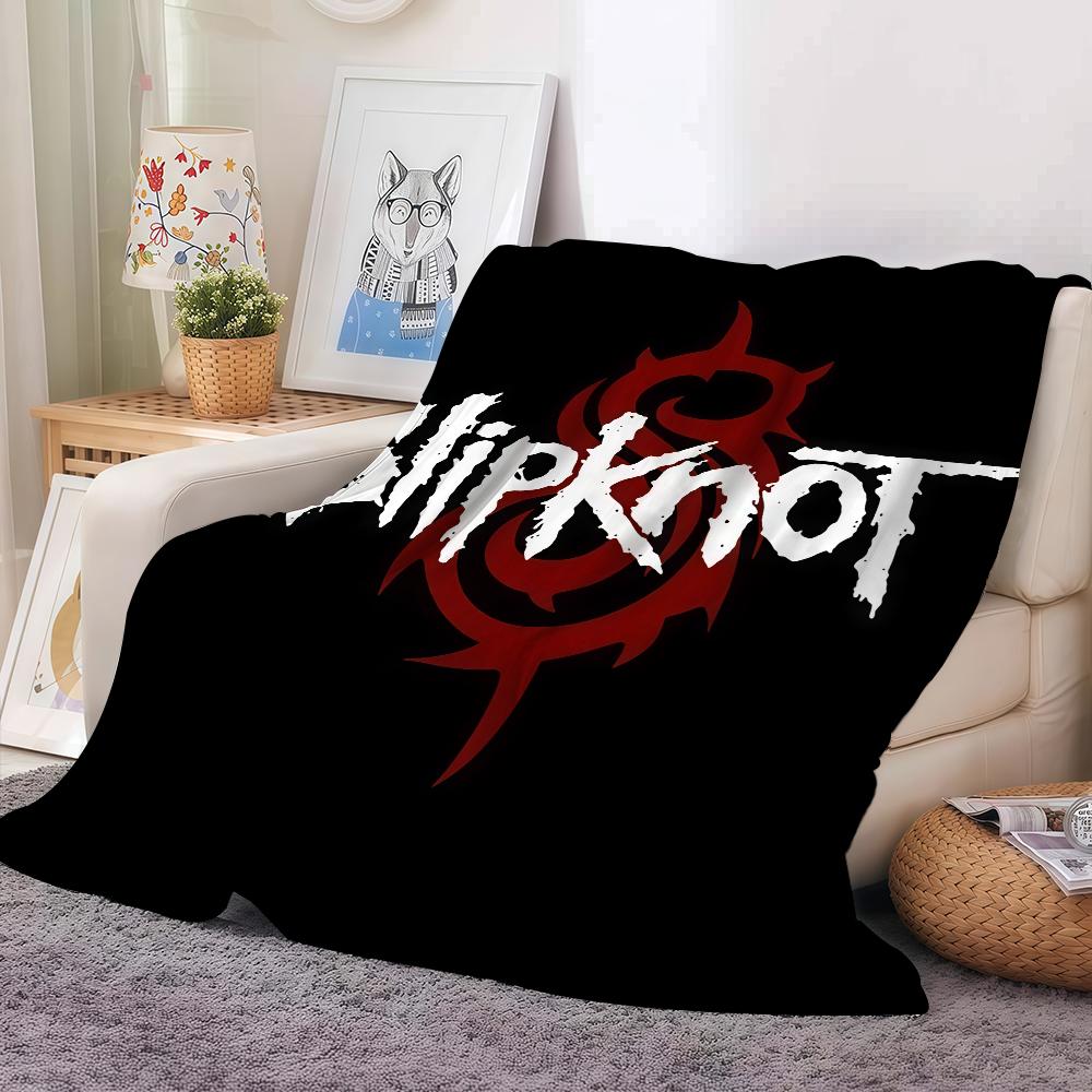 Hot rock band S Slip k knot Blanket For Sofa Office Bed Plane Travel Sleep Read Relax Camping Soft And Warm