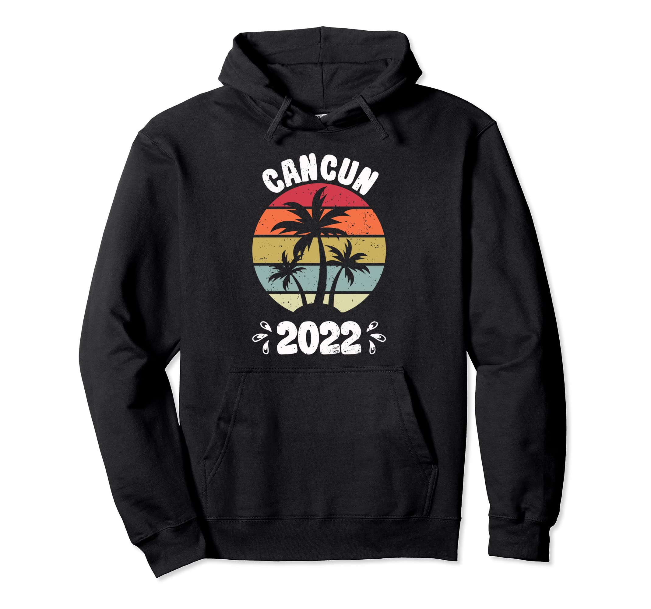 

Cancun 2022 Yukata Mexico Holiday Vacation Travel Hoodie чёрный