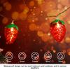 LED Strawberry Shaped Light String Decoration, Holiday Gift, Room Decoration, Small Colorful Lights