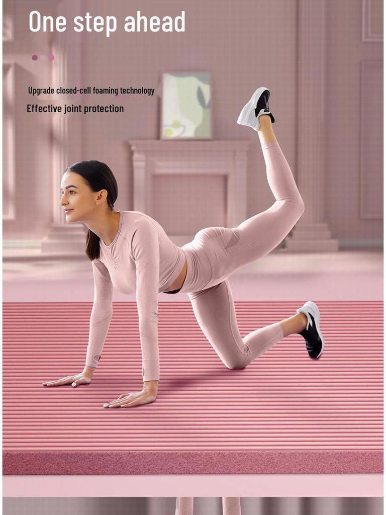 Verdickte & Extragroße Yogamatte für Anfänger - Unisex Heim-Trainingsmatte