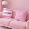 MAkeup Luxurny Fashion Brand S-SEPsHORA Pillow Case Anti-dustmite Pillowcase Invisible Zipper Silky Short Plush Sofa Cushion Cov