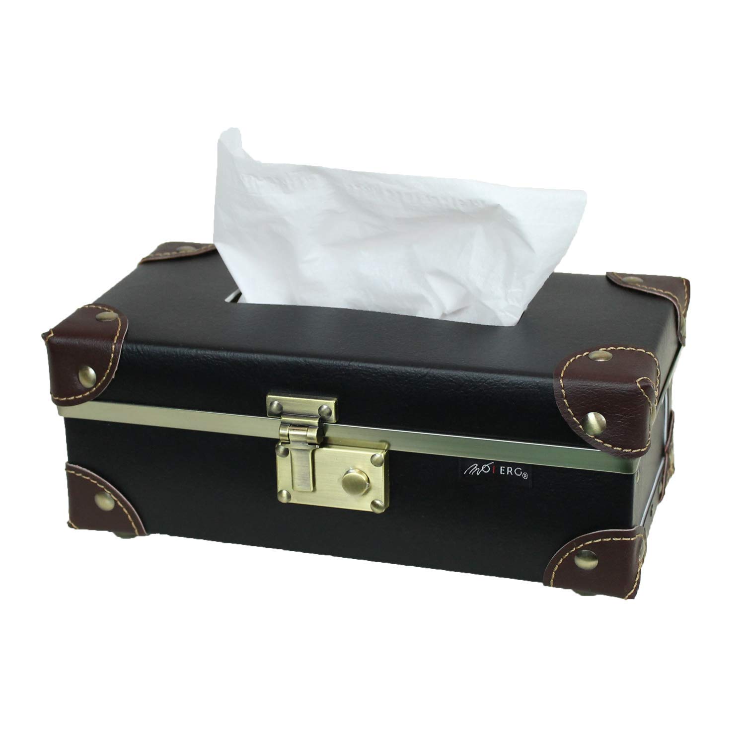 

Tissue Case Tissue Box Tissue Cover Stylish Cute Box Tissue Refill Interior Gift Day [Moerg] Mother s [81-55025-10] (Black) чорний