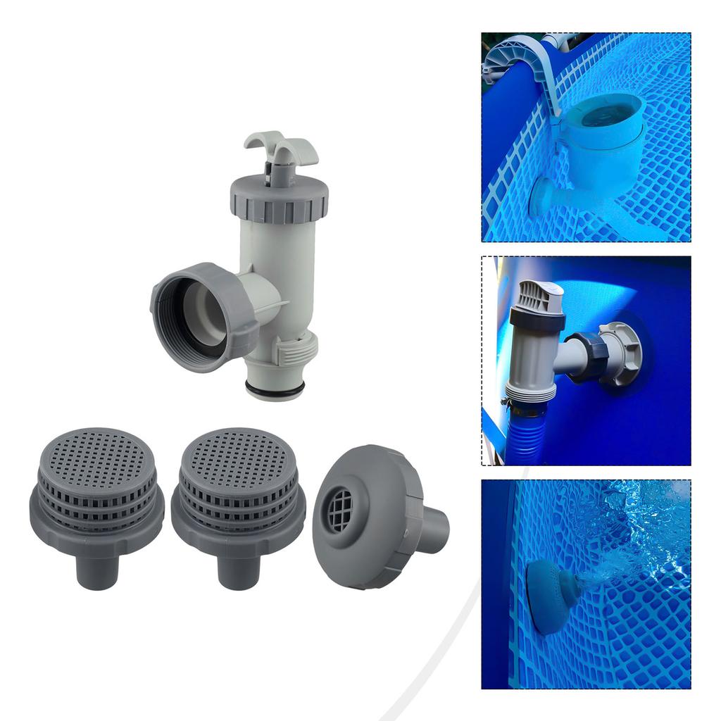 Poolpflege Ersatz-Kit Filterkorb Ersatzteile-Kit Schwimmbad Upgrade Pool Einlassdüse Kit