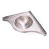 RV Corner Sink 15.9 X 15.9 X 5.1in 304 Stainless Steel 40mm Outlet Space Saving for Motorhome Boat Yacht Bathroom