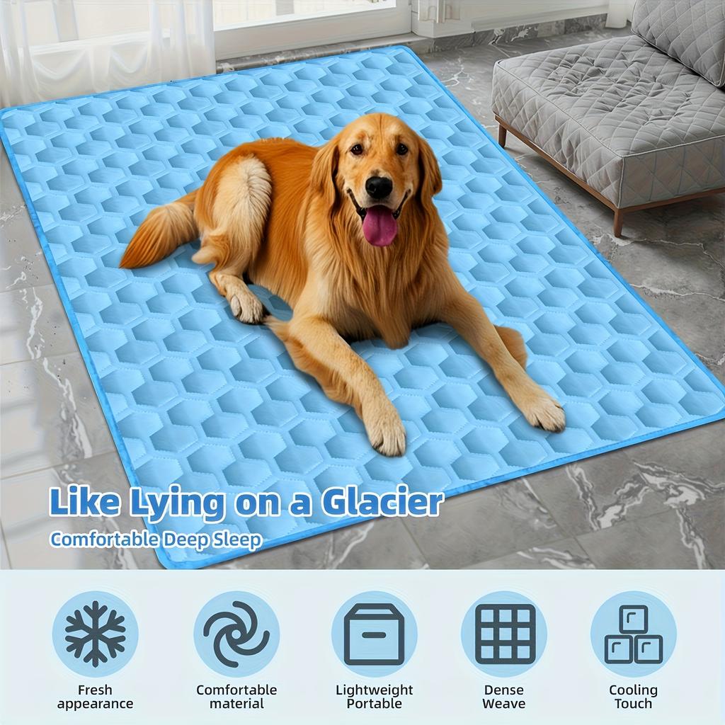 Cat Cooling Mat for Dogs. Ice Silk Pad for Pets Summer Pet Supplies for Small Dogs Pets Durable Sofa Cooling Pad Blanket