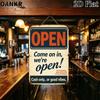 Vintage Were Open Poster for Outdoor Use Metal Tin Sign Open Bar Retro Metal Signs for Pub Shop Restaurant Wall Decor
