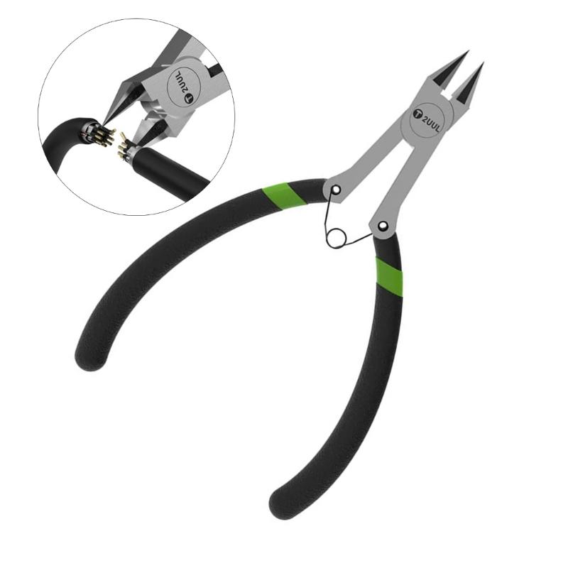 Wire Flush Cutters Side Cutting Pliers with Spring Small Wire Snips for Jewelry Making Electronics Wire Cutting Nipper