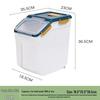 Tiro Large Capacity Sealed Rice Storage Container