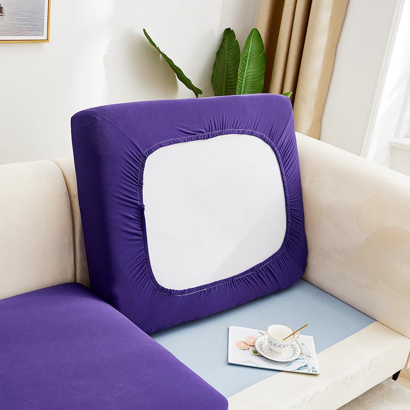 Solidastic Seat Cushion Cover Stretch Sofa Covers For Living Room Furniture Protector Sofa Slipcover Couch Cover Removable