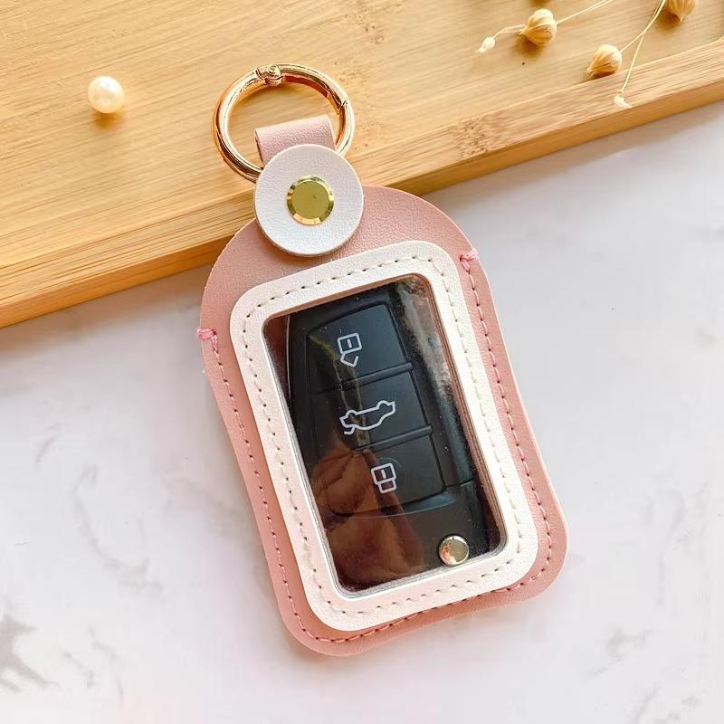 Car  Case Cover Remote Protection Shell Accessories Car Key Storage Bag Key Protector Smart  Chain Coin Holder Universal