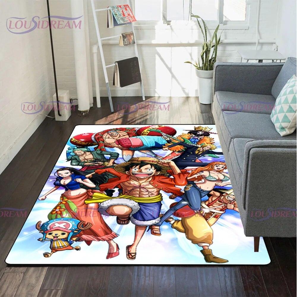 Japanese Pop Anime Carpet for Living Room Rugs Soft Floor Cartoon Rugs Bathroom Rug Home Bedroom Decor Fans Gift