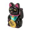 4in Solar Lucky Fortune Cat with Waving Arm Solar Powered Feng Shui Lucky Cats Lucky Beckoning