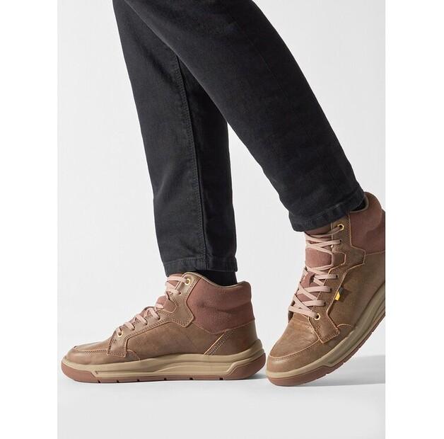 Коричневые ботильоны CATerpillar Apa Cush Mid P725849