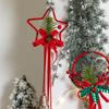 Iron Retro Christmas Bells Red Xmas Tree Hanging Bells Exquisite Christmas Chime Bells  Car Holiday