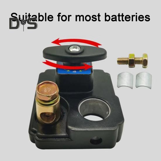 Battery Disconnect Isolator Switch for Car Truck Boat 12V 24V Universals Battery Switches Heavy Duty Power Cut Master Switch Disconnect Isolator for