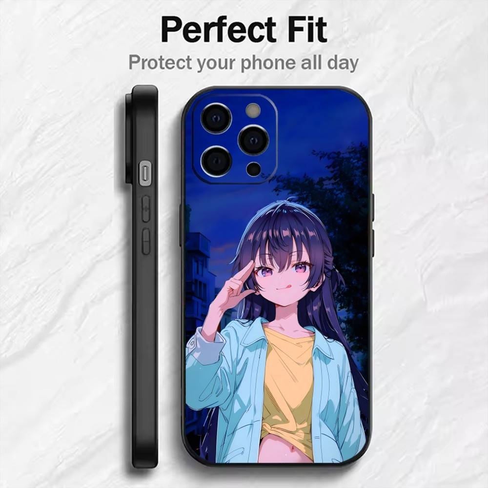 Anime Character Y-Yuki Suou  Phone Case For iPhone17,16,15,14,13,12 Plus,Max Soft Silicone Black Cover