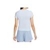 Nike Sportswear Chill Knit Comfortable Fashion Versatile Solid Color Short Sleeve Regular T-Shirt Women Tops Blue FV5509423