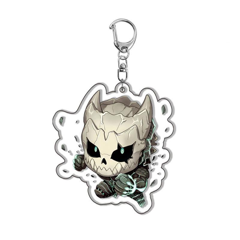 

Monster 8 Kafka Hibino Acrylic Double Sided Keychain Cartoon Anime Key Ring Adorable Character Keychain Japanese Anime Merchandise 55mm