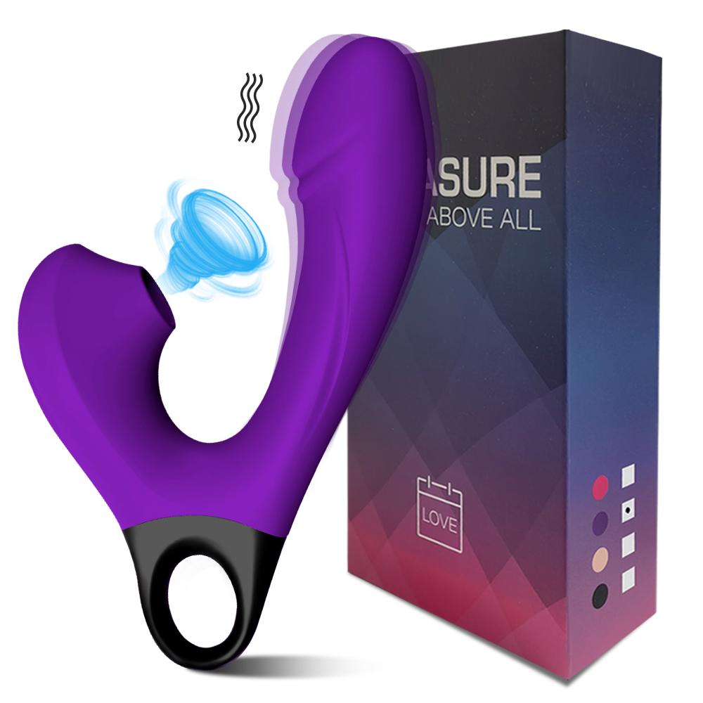 10 Sucking and Vibration Modes Powerful Female Masturbator G Spot Clitoris Dildo Stimulator Vibrator Sex Toy for Adult Women